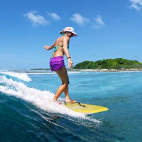 37in 25kg Water Kid/Youth Surfboard Yellow