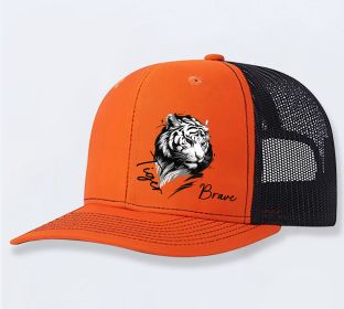 Casual Hat For Men (Option: Orange-One size)