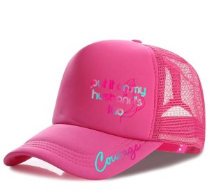 Men's Casual Baseball Cap (Color: Pink)