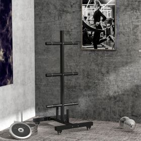 Weight Plate Rack (Option: Black-1070x590x70 mm)