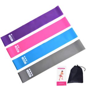 Resistance Bands Sealing Elastic Booty Sport Bodybuilding Rubber Band For Fitness Gym Leagues Equipment Sports Mini Yoga (Color: Set)