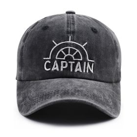 2pcs Vintage Washed Captain Wheel Baseball Cap - 2026 World Cup Soccer Fan Hat, Adjustable Unisex Cotton Hat With Nautical Embroidery (Option: 2pcs)