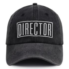 2pcs Director Filmmaker Hats For Women Men, Adjustable Embroidered Wash Cotton Baseball Cap (Option: 2pcs)