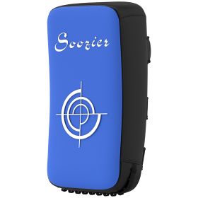 16.5 In Muay Thai Kick Shield Punching Pad, Kick Shield For Martial Arts, Karate, Kickboxing, MMA X 1 Unit, Blue (Color: Blue-420x220x150 mm)