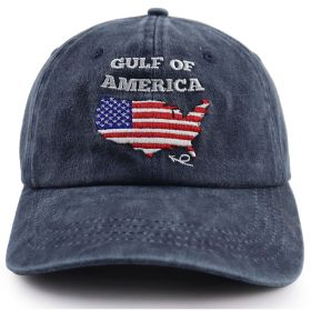 2pcs Gulf Of America Hat For Men Women, American Flag Gulf Of Mexico Hat, USA Patriotic Decorations Baseball Cap, Birthday Gifts For Dad Mom Frie (Option: 1pcs)