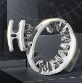 Multifunctional Detachable Fitness Shaping Beauty Ring Leg Massage Machine (Color: Gray)