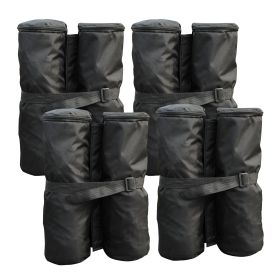 33lbs Canopy Weights Bags for Stability, Sandbag Anchor for Gazebo, Pop Up Tent Canopy, Canopies, Set of 4 - Black (Option: Black-150x100x250 mm)