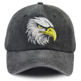 2pcs Embroidered Bald Eagle Head Hats (Option: 2pcs)