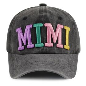 2pcs Funny Mimi Hat For Men Women, Adjustable Embroidered Wash Cotton Baseball Cap (Option: 2pcs)