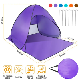 UV Resistant Automatic Waterproof Tent Canopy (Option: Style1)