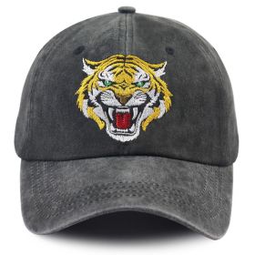 2pcs Tiger Head Embroidered Hat For Men Women- 2026 World Cup Edition, Vintage Washed Cotton Baseball Cap For Soccer Fans (Option: 2pcs)