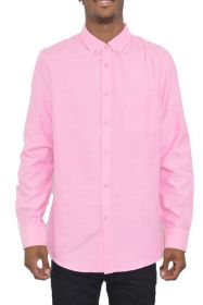 Weiv Men's Casual Long Sleeve Shirts (Color: FOAM GREEN, size: 2XL)