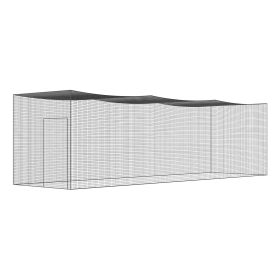 VEVOR Baseball Batting Netting, Professional Softball Baseball Batting Hitting Training Net, Practice Portable Pitching Cage Net with Door & Carr (Net Installation Length: 35 ft, Product Configuration: Net Only)