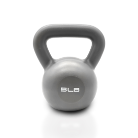 5lbs Kettlebell Set, Strength Training Kettlebells Weight Set For Women, Vinyl Coated Kettle Bell For Home Gym Workout Weight Lifting Equipment, (Option: Gray)